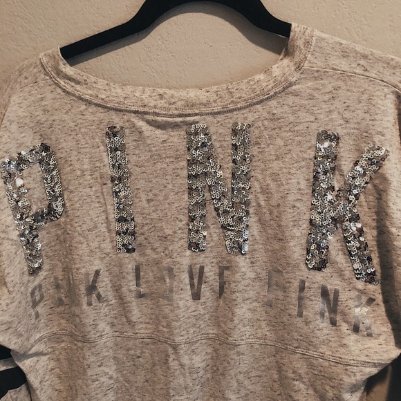 PINK Victoria's Secret Tops - VS PINK Sequin Longsleeve